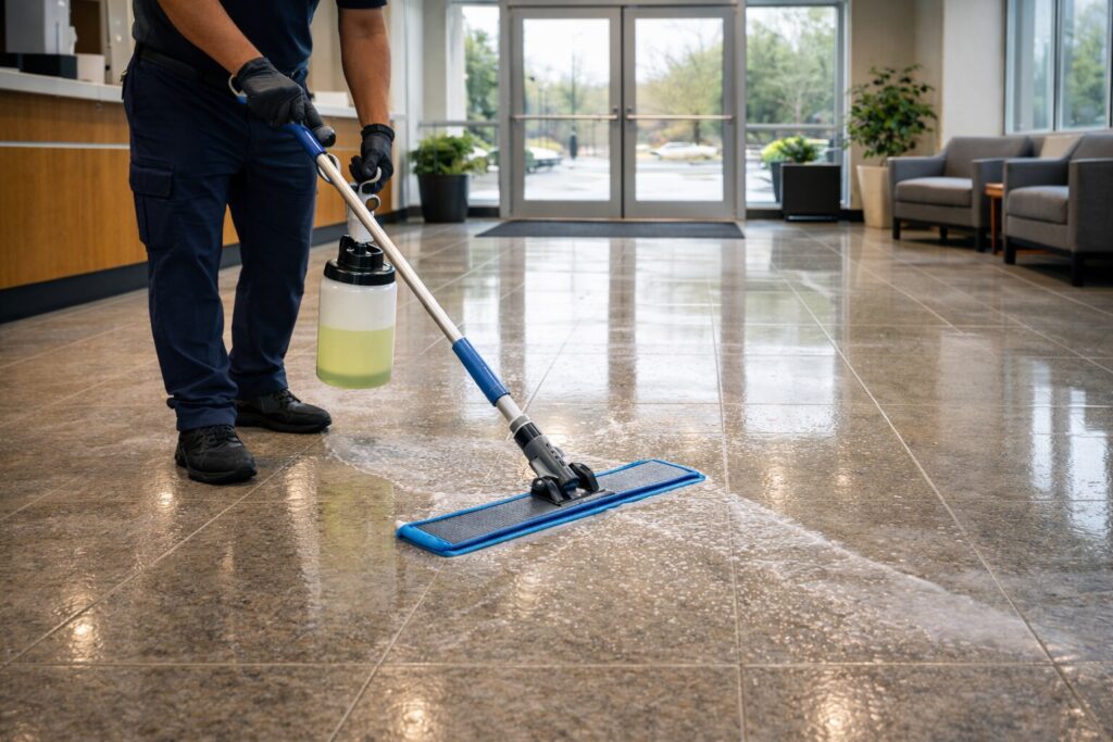 Commercial Floor Restoration in NC commercial floor restoration