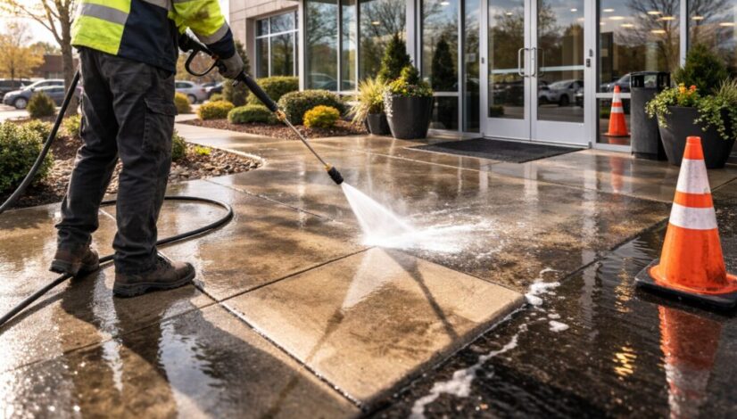 Commercial Exterior Maintenance Cleaning Services