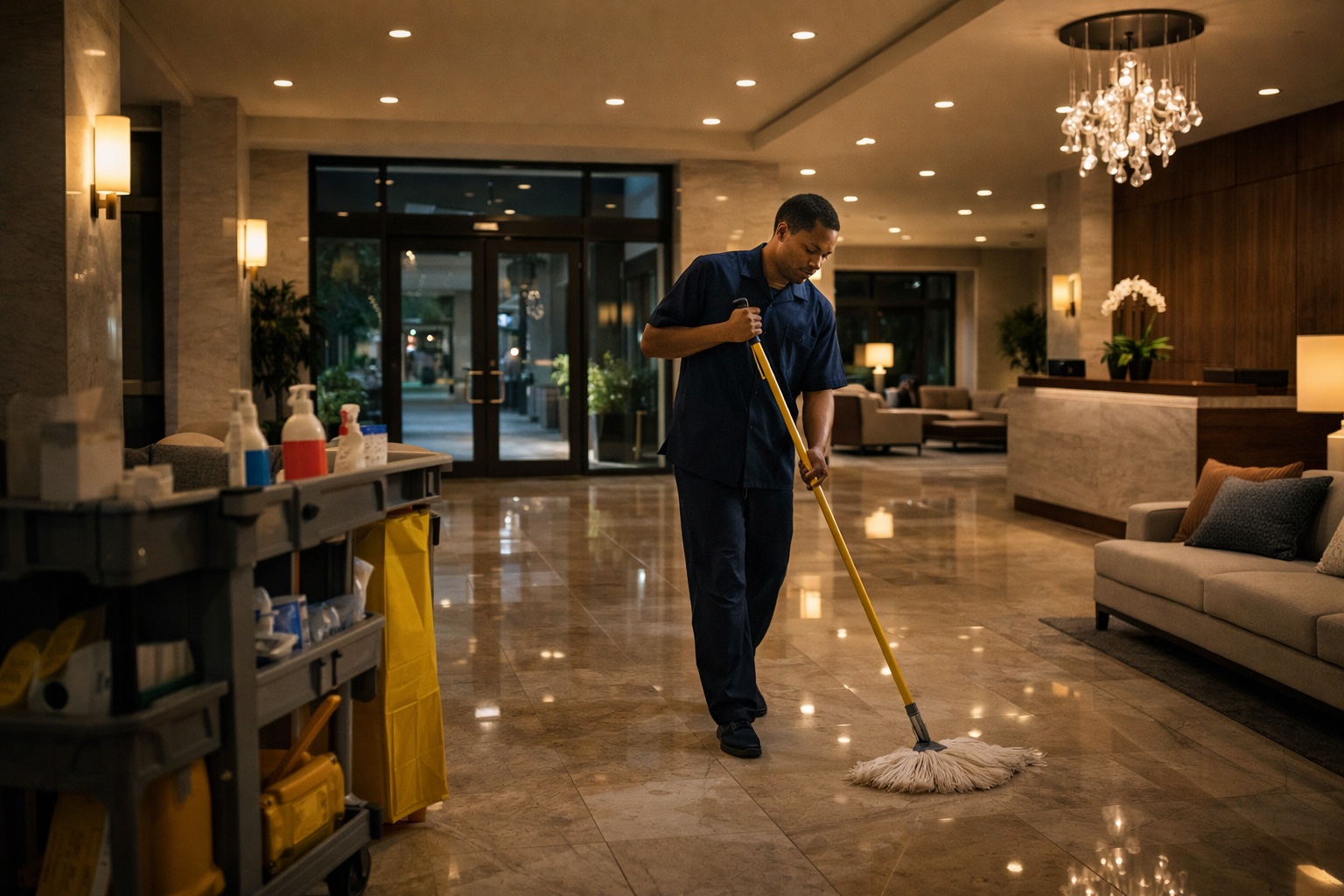 daily condo common area cleaning
