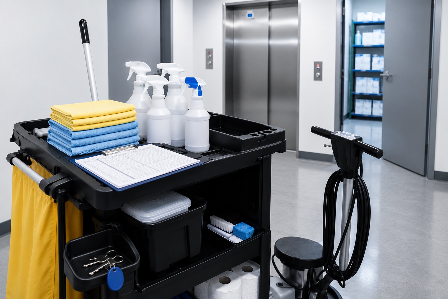 Charleston cleaning vendor walkthrough